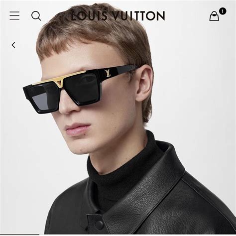 lv black and gold sunglasses|louis vuitton distorted sunglasses.